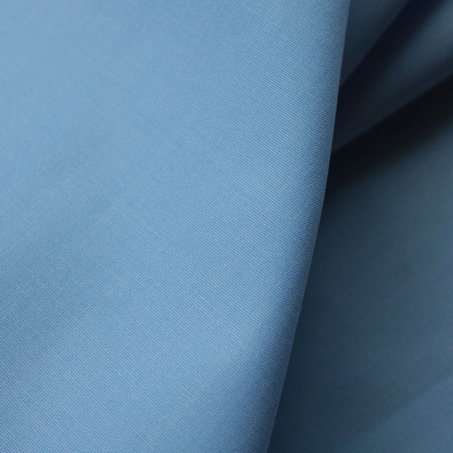 Luxe 2 Ply 100's Italian Cotton Shirting - Sky Poplin