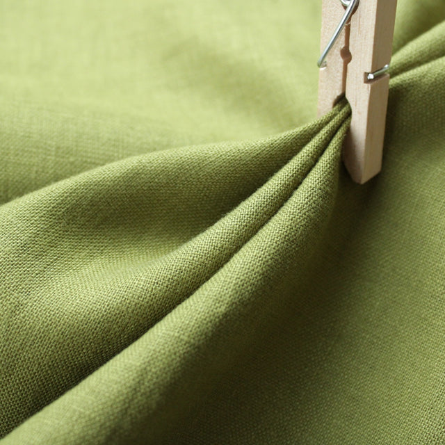 Midweight Luxe Linen - Pesto