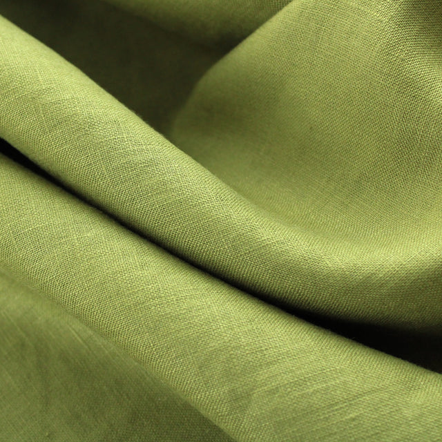 Midweight Luxe Linen - Pesto