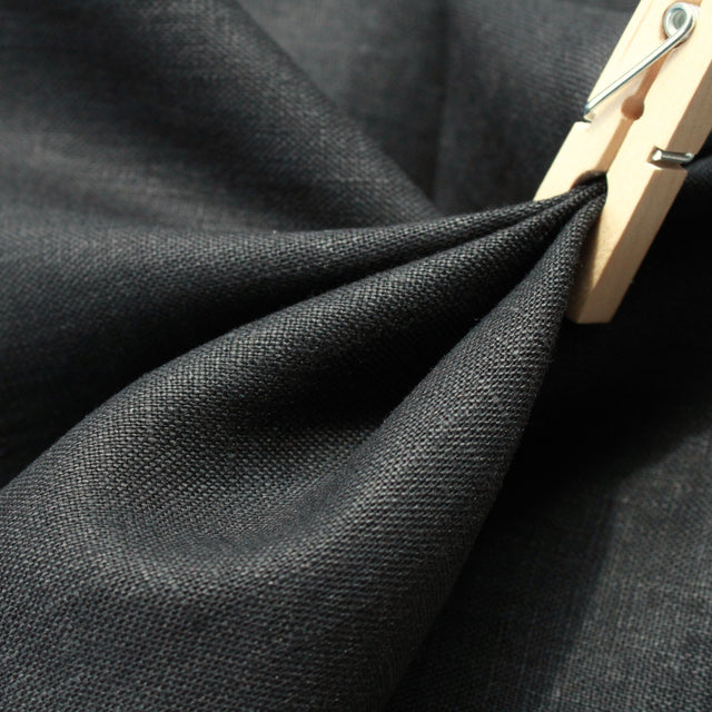Midweight Luxe Linen - Black