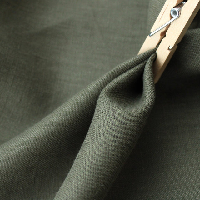 Midweight Luxe Linen - Khaki