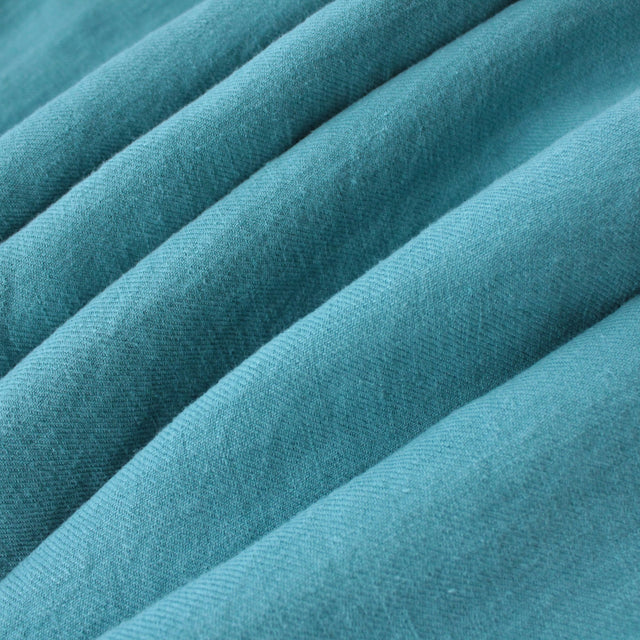 Washed Linen Twill - Ocean
