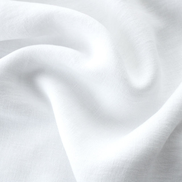 Washed Linen Twill - White