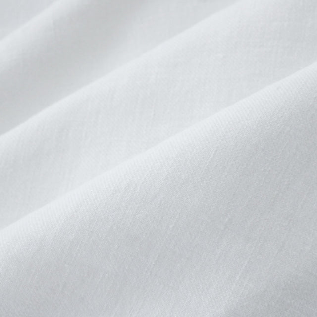 Washed Linen Twill - White