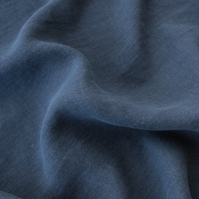 Washed Linen Twill - Indigo