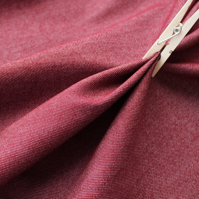8oz Coloured Stretch Denim - Bordeaux
