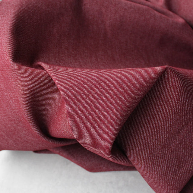 8oz Coloured Stretch Denim - Bordeaux