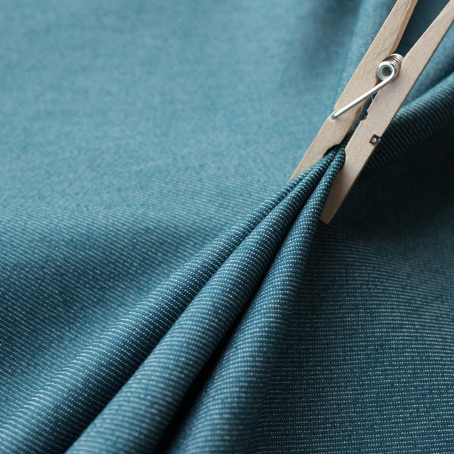 8oz Coloured Stretch Denim - Petrol