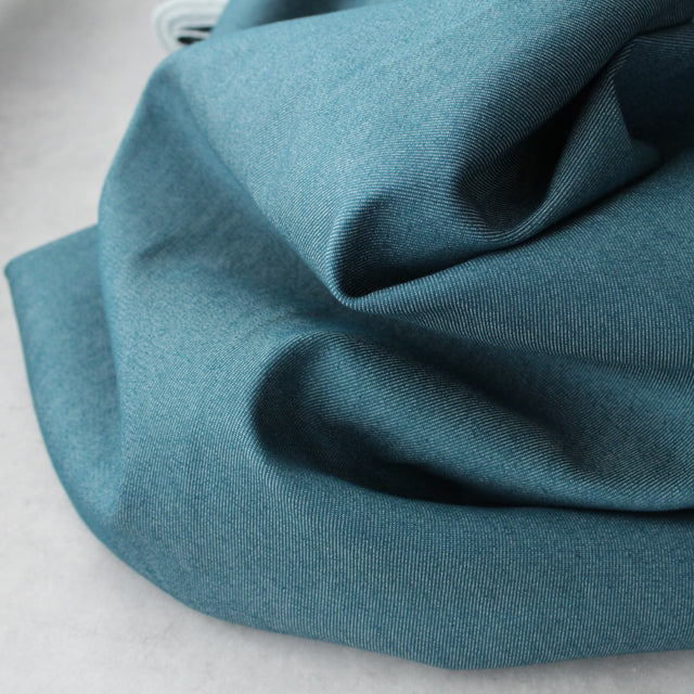 8oz Coloured Stretch Denim - Petrol