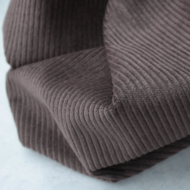 Washed 4.5 Wale Chunky Cord - Dark Brown