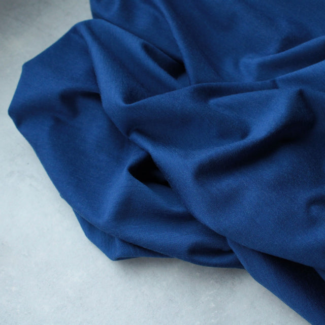 Merino Wool Jersey - Cobalt