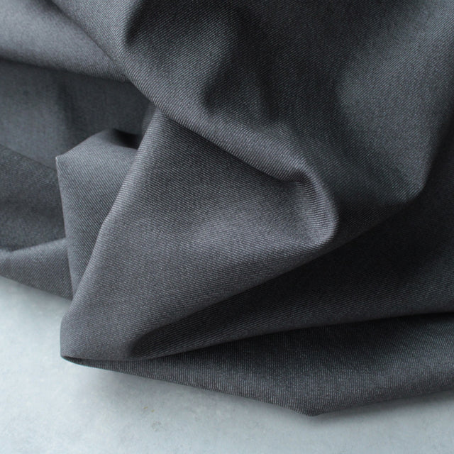 8oz Coloured Stretch Denim - Dark Grey