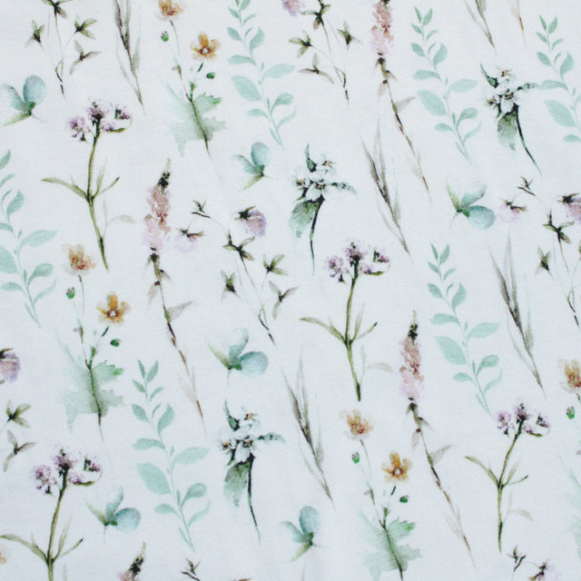 Organic Cotton Jersey - Flora