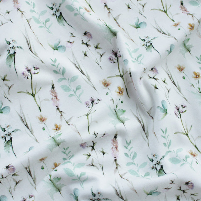 Organic Cotton Jersey - Flora