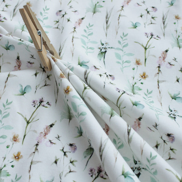 Organic Cotton Jersey - Flora