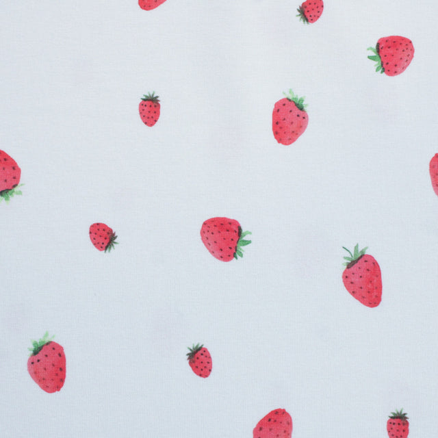 Organic Cotton Jersey - Strawberry