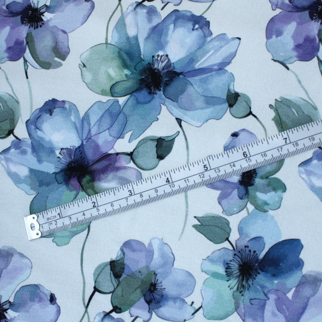 Organic Cotton French Terry - Watercolour