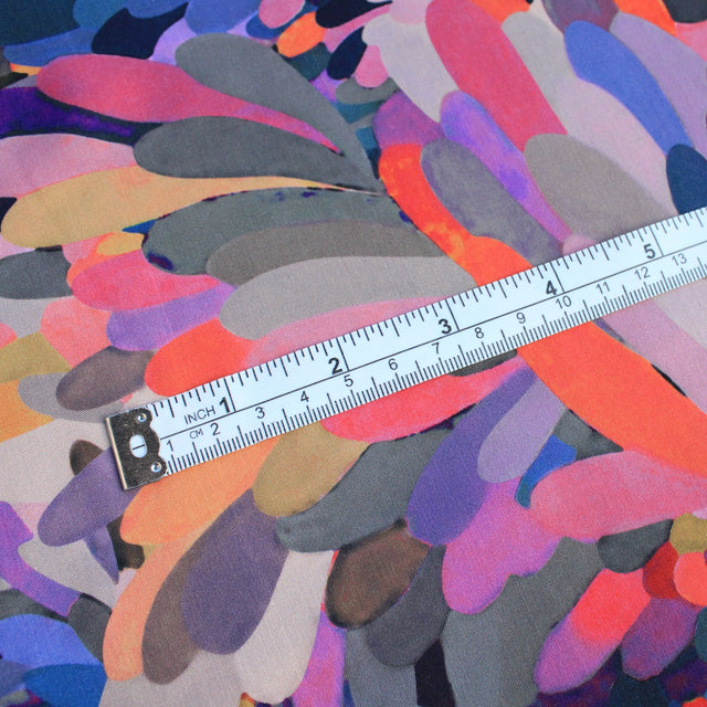 Viscose Poplin - Abstract Flora