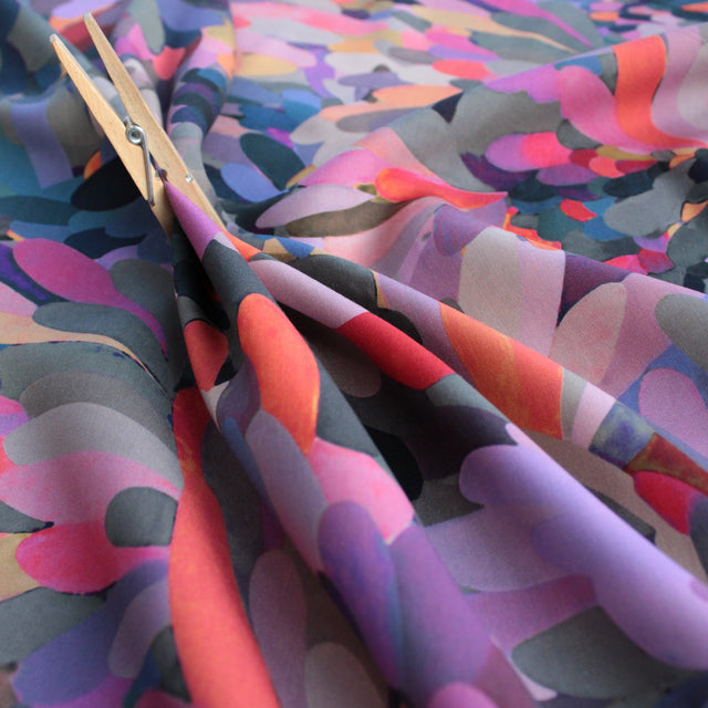 Viscose Poplin - Abstract Flora