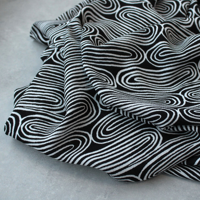 Viscose Borken Crepe - Loop