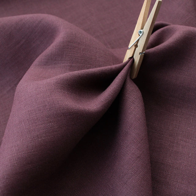 Midweight Luxe Linen - Plum