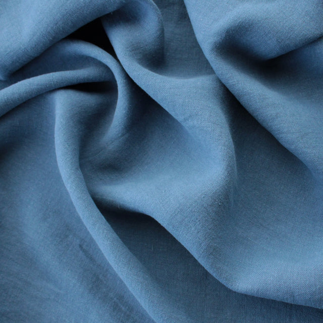 Washed Linen Twill - Denim