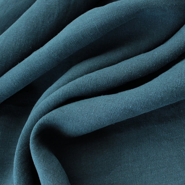 Washed Linen Twill - Jewel