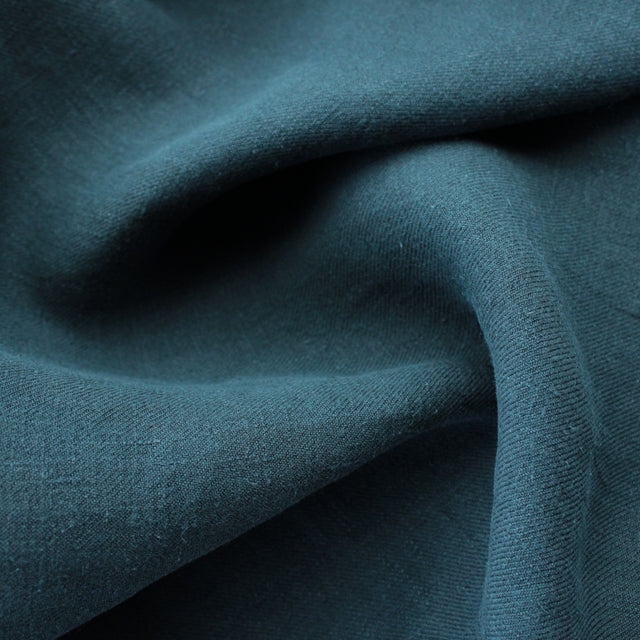 Washed Linen Twill - Jewel