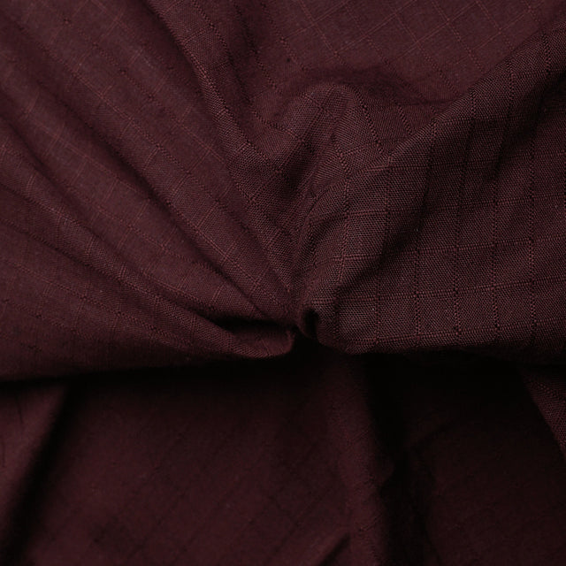 Viscose + Linen Blend 'Little Tile' - Crispy Brownie