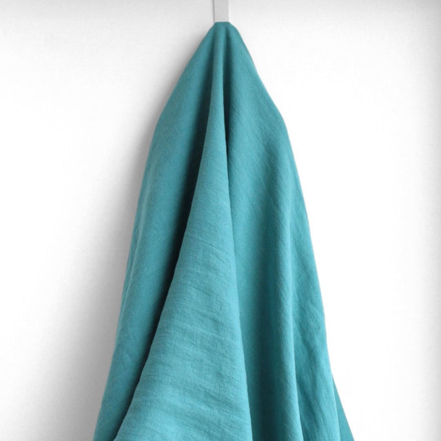 Washed Linen Twill - Ocean