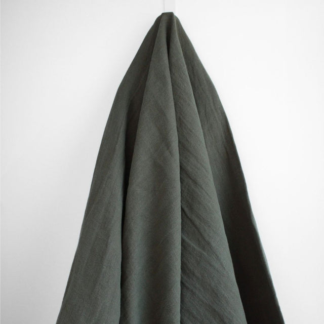Washed Linen Twill - Bark