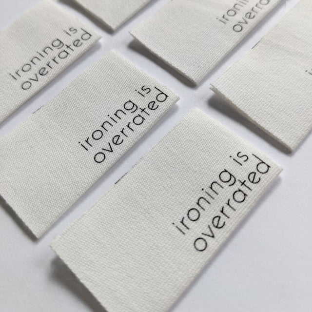 Intensely Distracted Labels - "Ironing is Overrated"