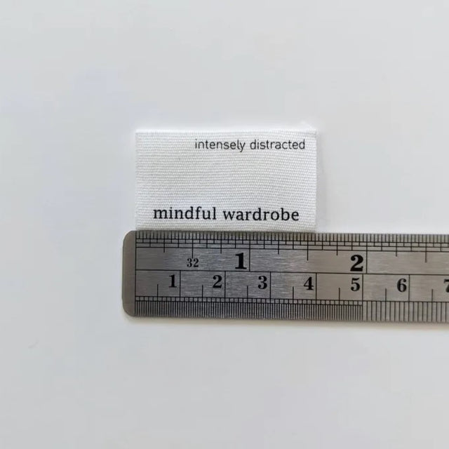 Intensely Distracted Labels - "Mindful Wardrobe"