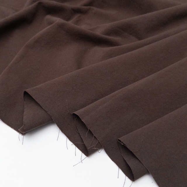 Midweight Organic Cotton Woven - Espresso