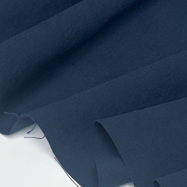 Midweight Organic Cotton Woven - Navy