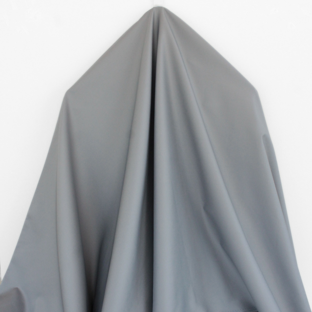 Fine Twill Cotton Shirting - Silver