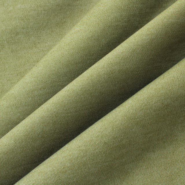 8oz Coloured Stretch Denim - Moss Green