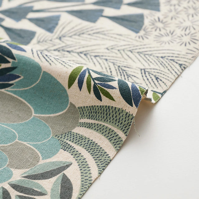 Bloom by Bookhou - Cotton + Linen Canvas - Blue