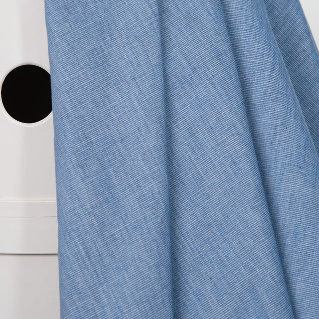 Atelier Brunette Woven Velvet Shirting - Light Blue