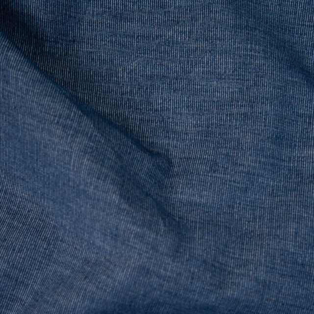 Atelier Brunette Woven Velvet Shirting - Vintage Blue