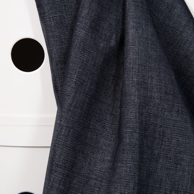 Atelier Brunette Woven Velvet Shirting - Deep Charcoal