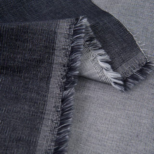 Atelier Brunette Woven Velvet Shirting - Deep Charcoal