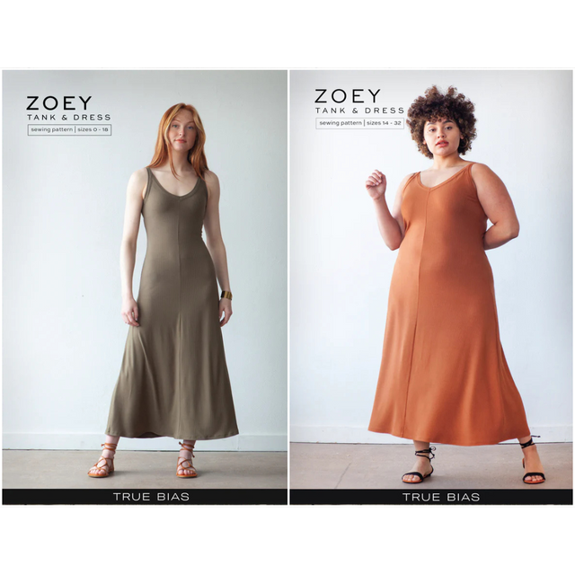 True Bias Zoey Tank and Dress