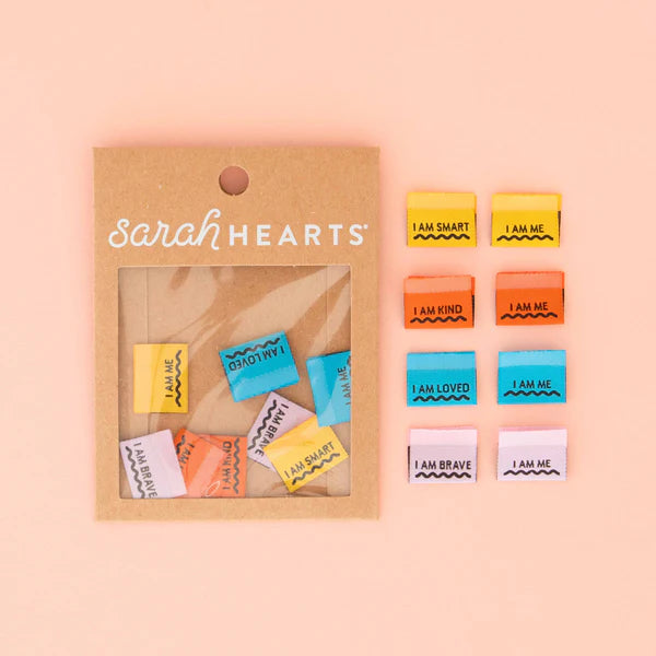 Sarah Hearts Labels - Affirmations Multipack