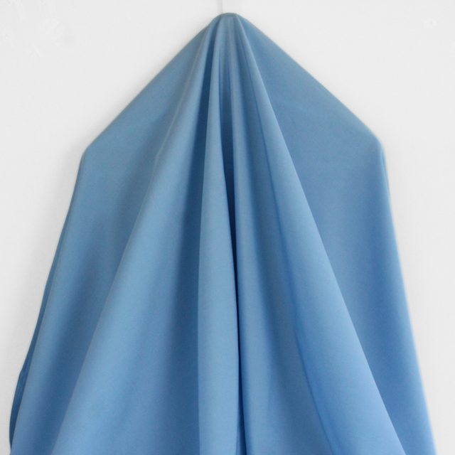 Luxe 2 Ply 100's Italian Cotton Shirting - Sky Poplin