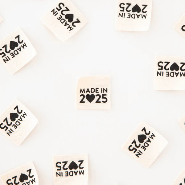 Sarah Hearts Labels - "Made in 2025"