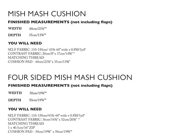 MISH MASH Cushions