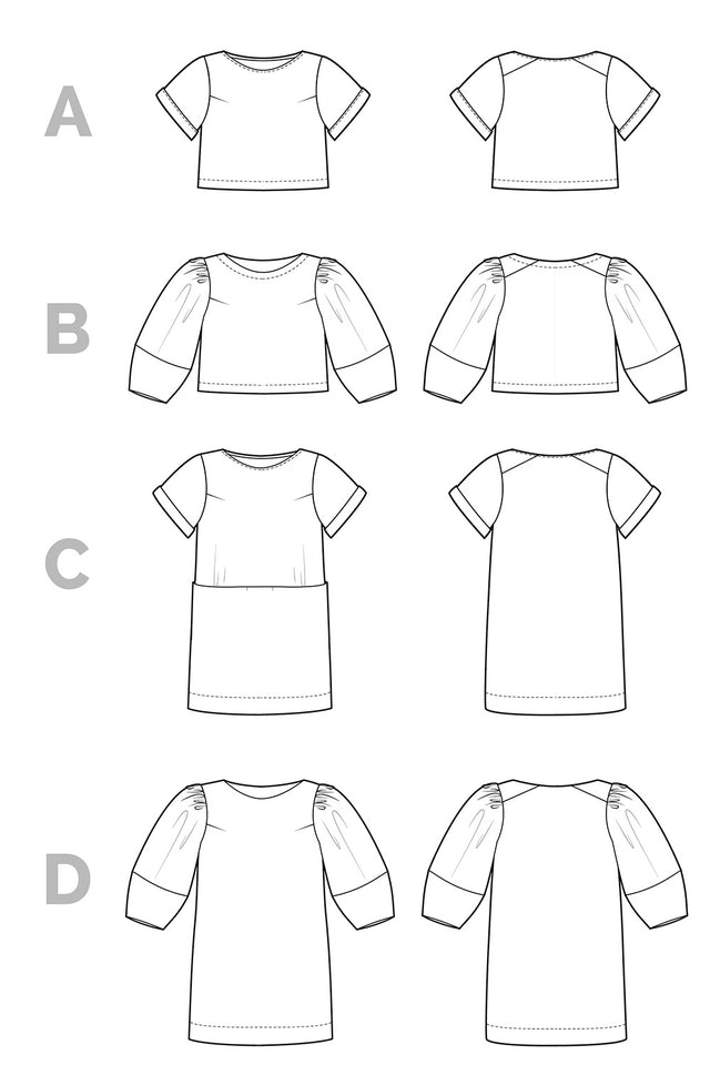 Cielo Top + Dress Pattern