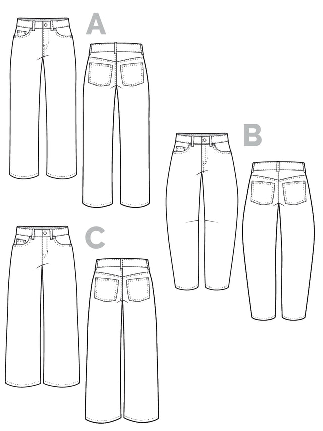 Frank Jeans Pattern