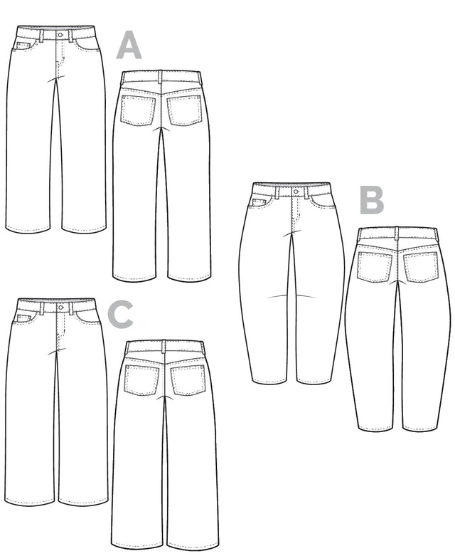 Frank Jeans Pattern